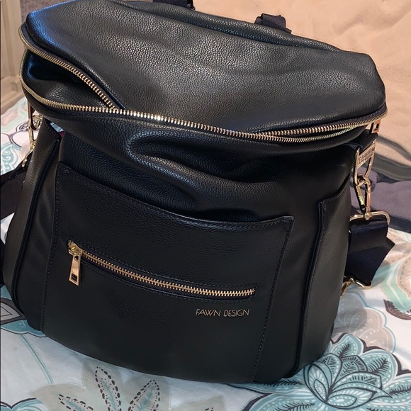 Fawn Design Other - Black Original Fawn Design diaper bag